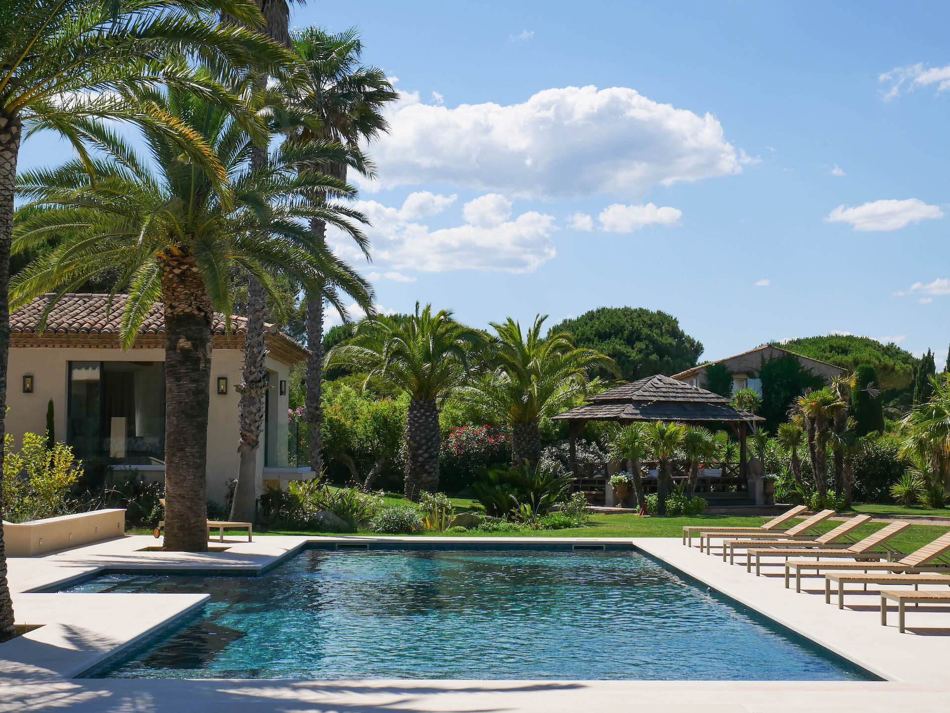 Villa architecte piscine Saint-Tropez