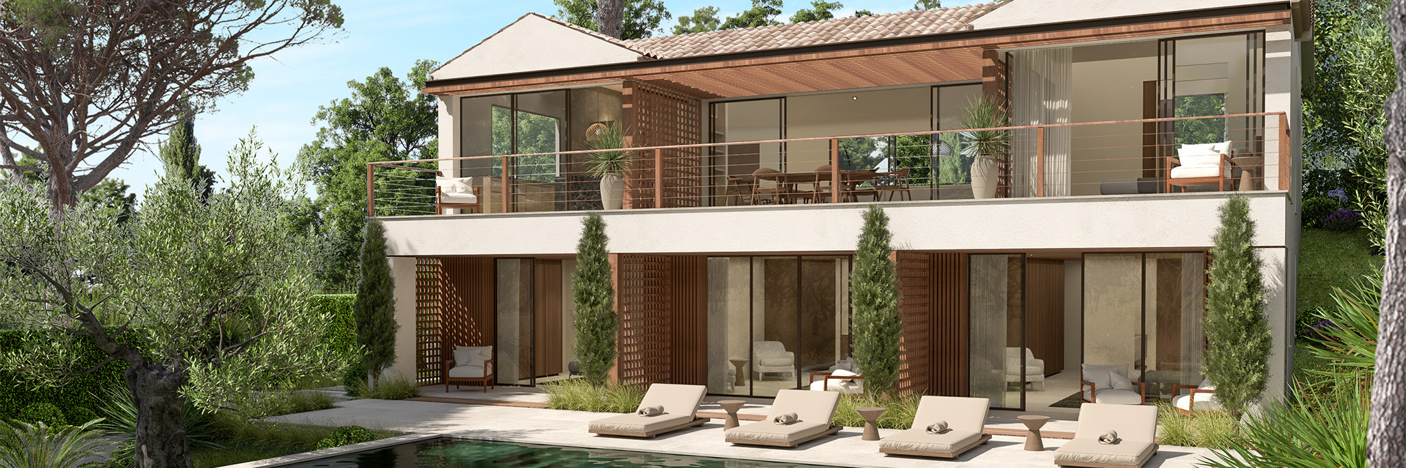 Villa contemporaine, luxe et raffinement a Saint-Tropez